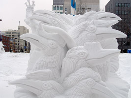 国際雪像コンクール準優勝