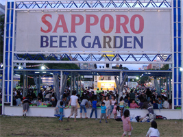 大通公園の納涼ビアガーデン03