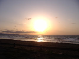 望来(もらい)の夕日01