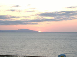 望来(もらい)の夕日04
